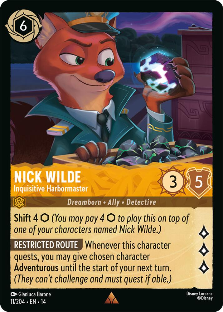 Nick Wilde - Inquisitive Harbormaster (11/204) [Hyperia City]