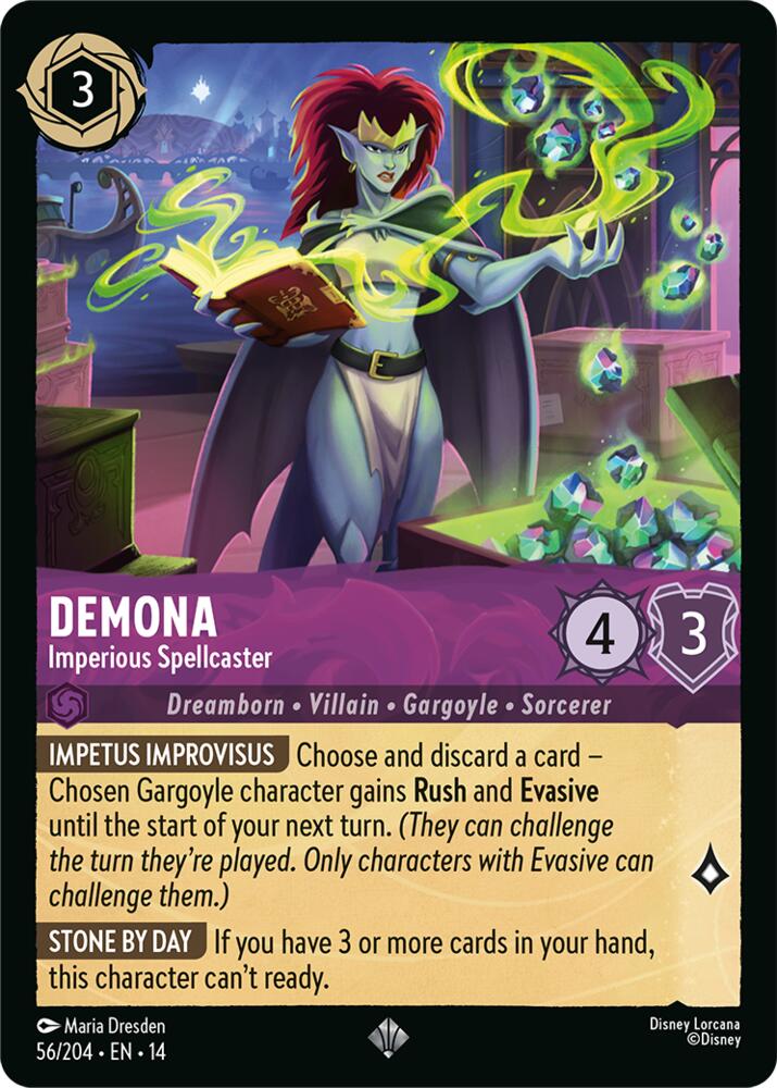 Demona - Imperious Spellcaster (56/204) [Hyperia City]