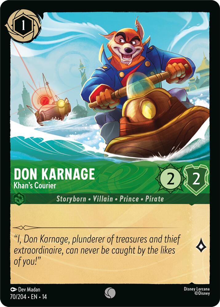 Don Karnage - Khan's Courier (70/204) [Hyperia City]