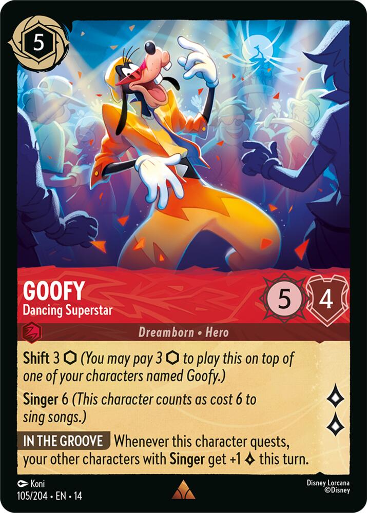 Goofy - Dancing Superstar (105/204) [Hyperia City]