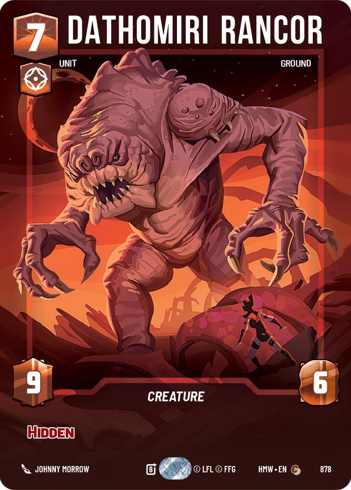 Dathomiri Rancor (Prestige Foil) (878) [Homeworlds]
