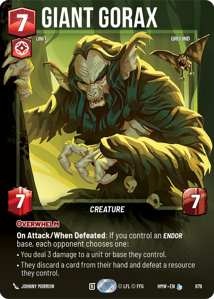 Giant Gorax (Prestige Foil) (879) [Homeworlds]