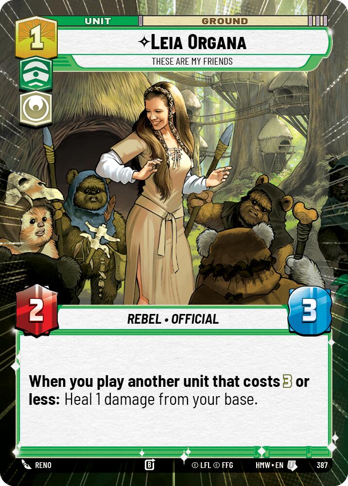 Leia Organa - These Are My Friends (Hyperspace) (387) [Homeworlds]