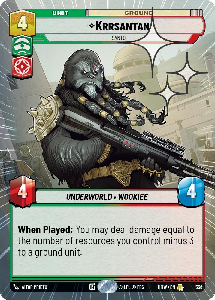 Krrsantan - Santo (Hyperspace Foil) (556) [Homeworlds]