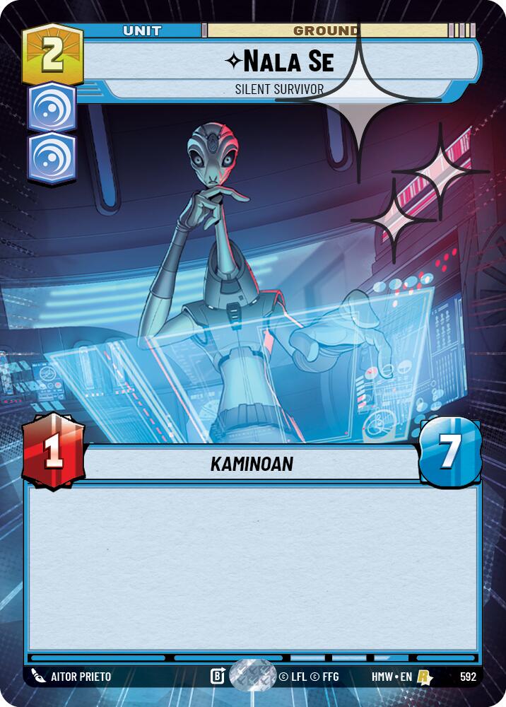 Nala Se - Silent Survivor (Hyperspace Foil) (592) [Homeworlds]