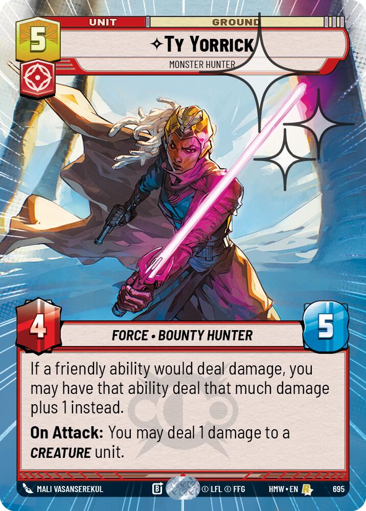 Ty Yorrick - Monster Hunter (Hyperspace Foil) (695) [Homeworlds]
