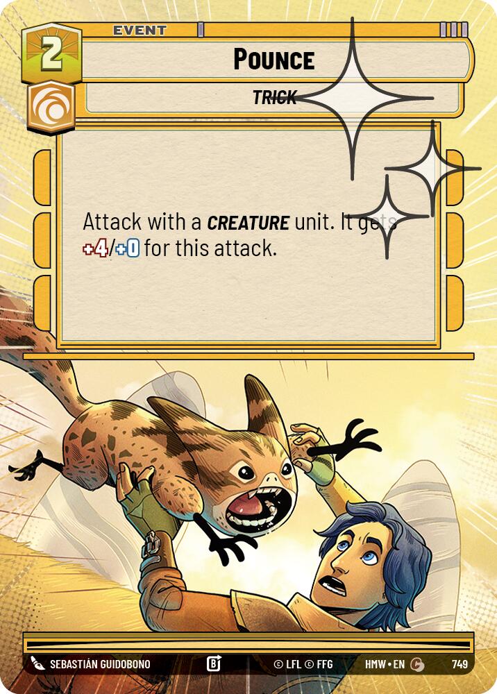 Pounce (Hyperspace Foil) (749) [Homeworlds]
