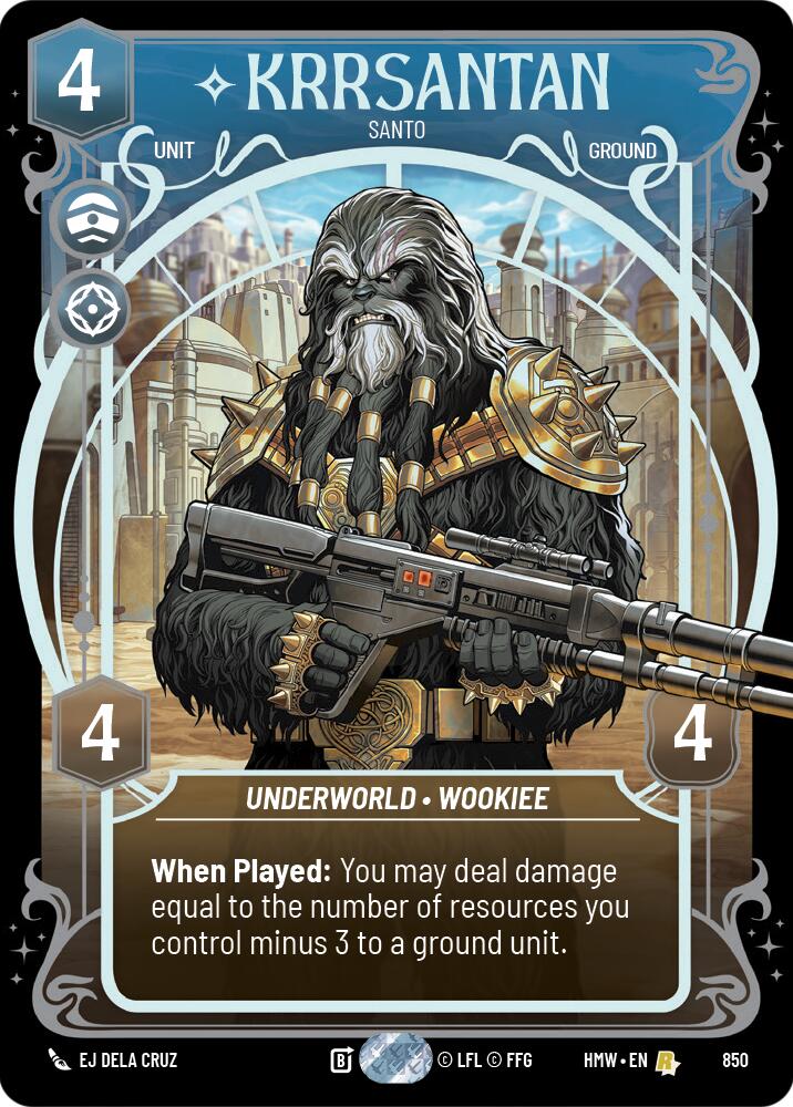 Krrsantan - Santo (Prestige Foil) (850) [Homeworlds]
