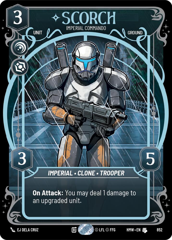 Scorch - Imperial Commando (Prestige Foil) (852) [Homeworlds]