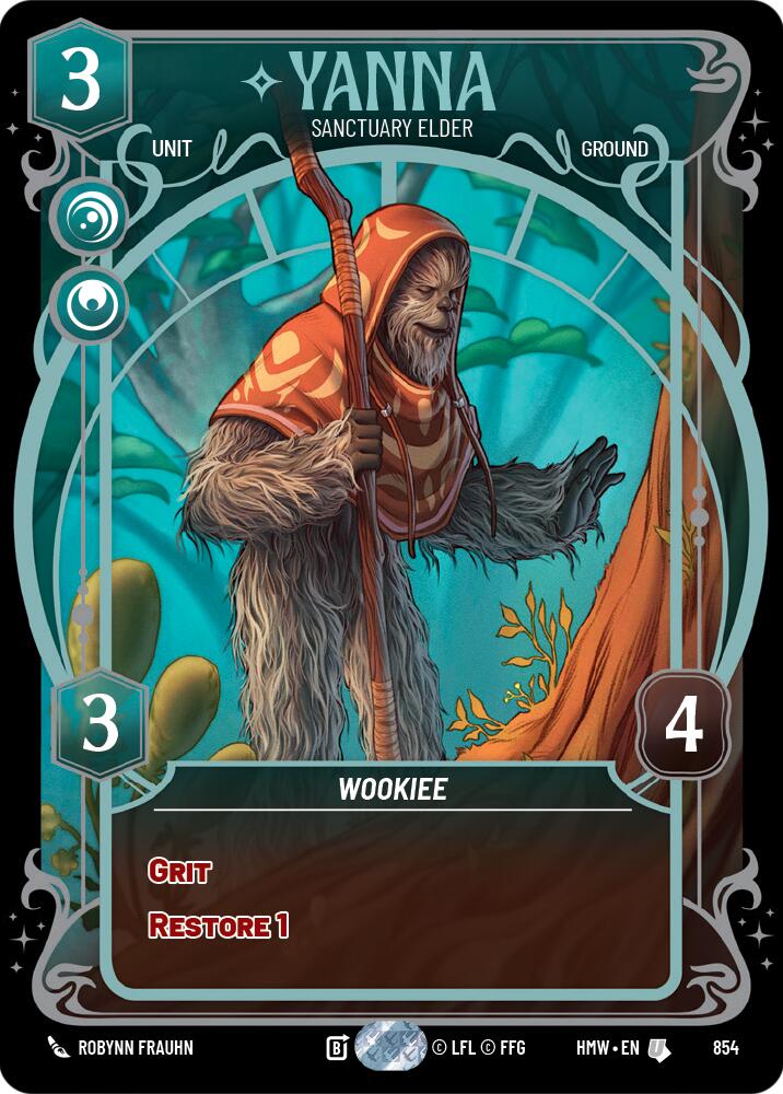 Yanna - Sanctuary Elder (Prestige Foil) (854) [Homeworlds]