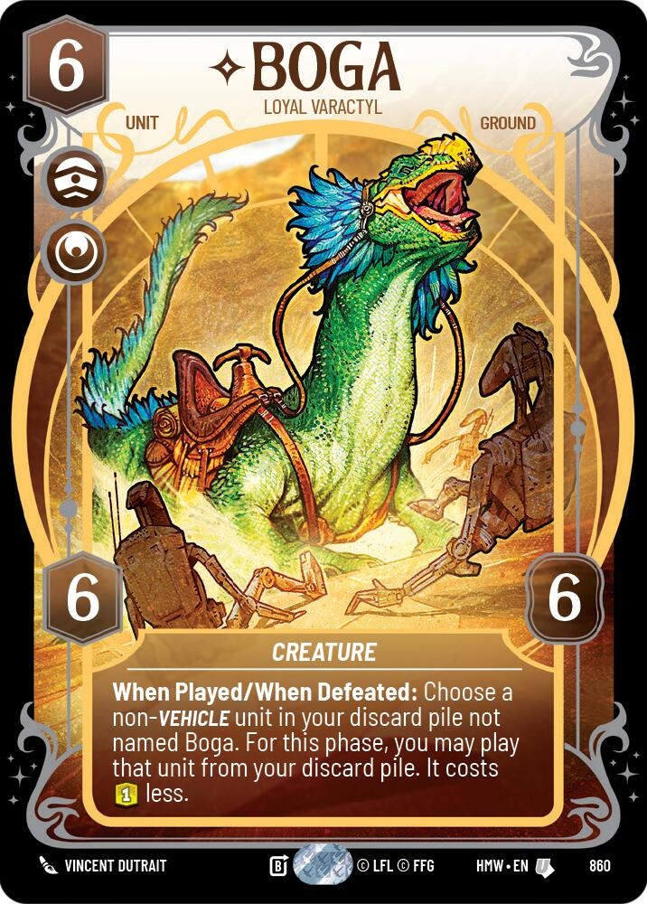 Boga - Loyal Varactyl (Prestige Foil) (860) [Homeworlds]