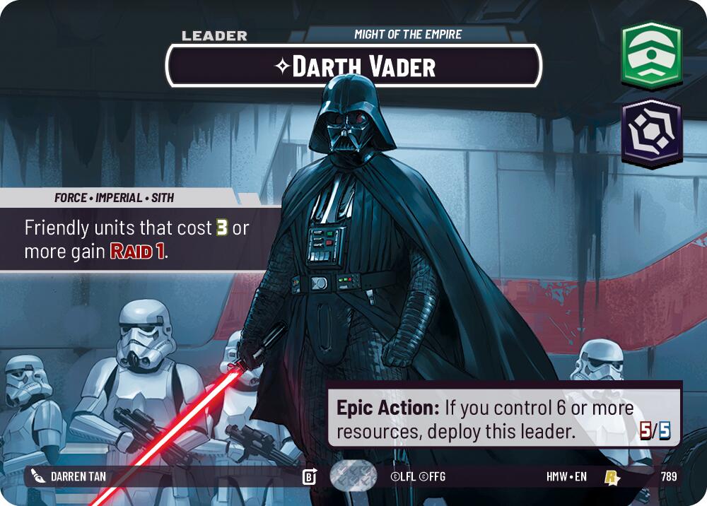 Darth Vader - Might of the Empire (Showcase) (789) [Homeworlds]