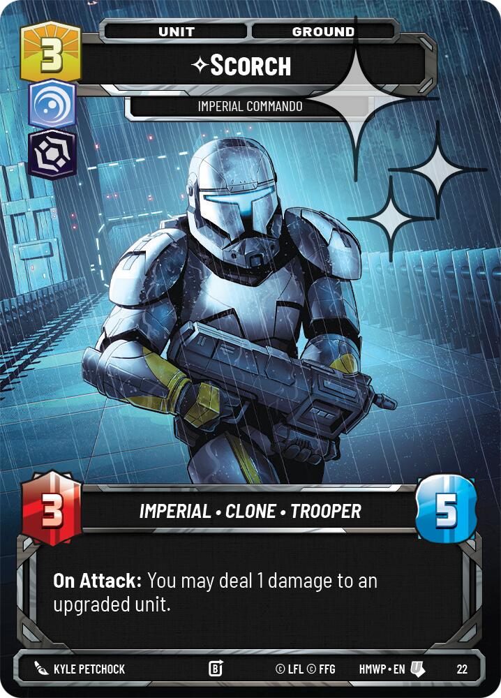 Scorch - Imperial Commando (Foil) (22) [Homeworlds: Weekly Play Promos]