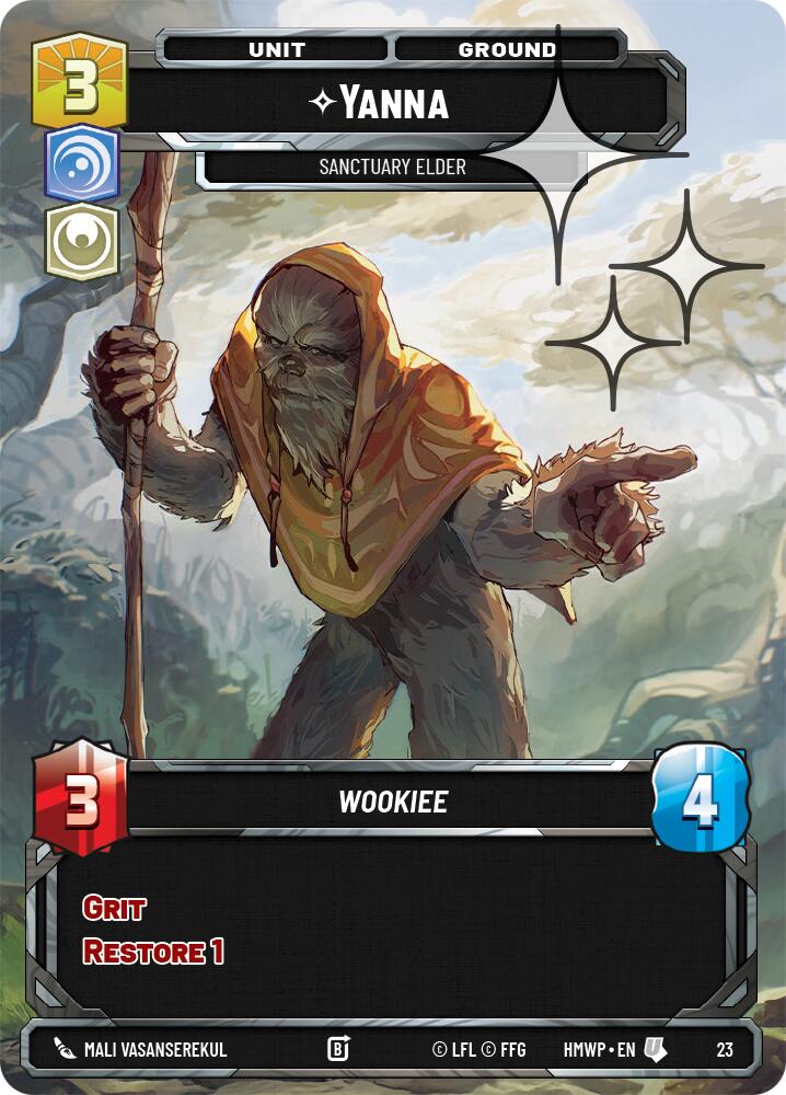 Yanna - Sanctuary Elder (Foil) (23) [Homeworlds: Weekly Play Promos]