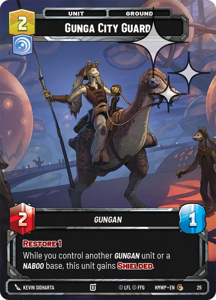 Gunga City Guard (Foil) (25) [Homeworlds: Weekly Play Promos]