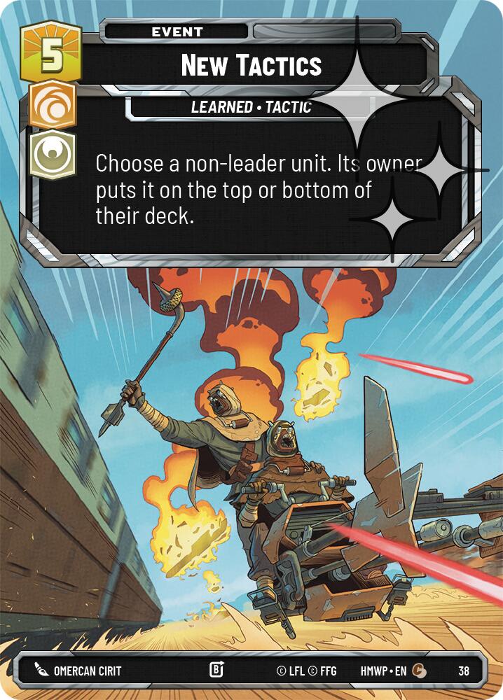 New Tactics (Foil) (38) [Homeworlds: Weekly Play Promos]