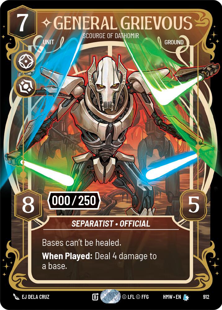 General Grievous - Scourge of Dathomir (Serialized) (912) [Homeworlds]