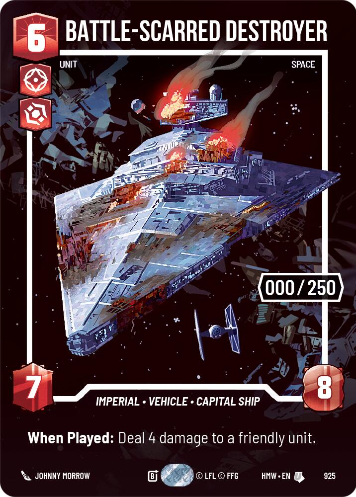 Battle-Scarred Destroyer (Serialized) (925) [Homeworlds]