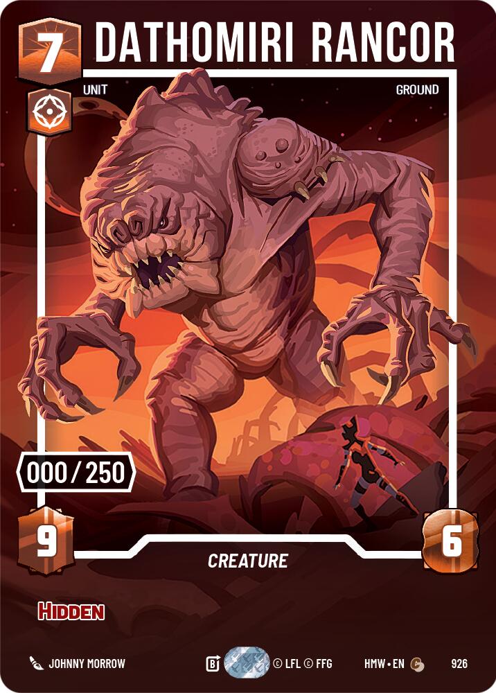 Dathomiri Rancor (Serialized) (926) [Homeworlds]
