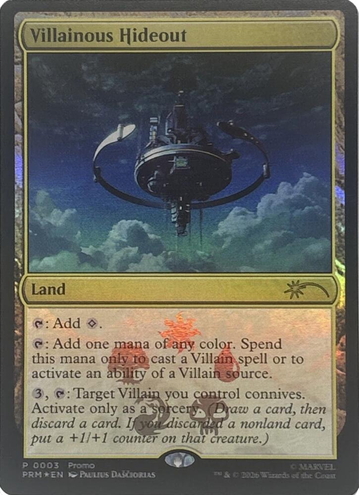 Villainous Hideout (3) [Unique and Miscellaneous Promos]