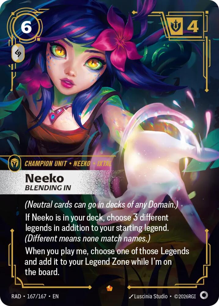 Neeko, Bleeding In (167/167) [Radiance]