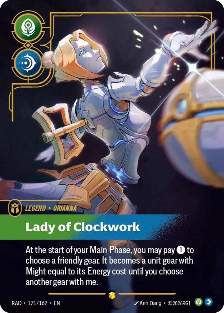 Orianna, Lady of Clockwork (Overnumbered) (171/167) [Radiance]