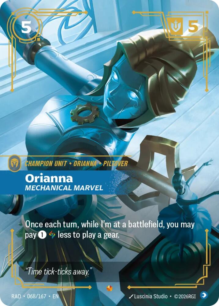 Orianna, Mechanical Marvel (068/167) [Radiance]