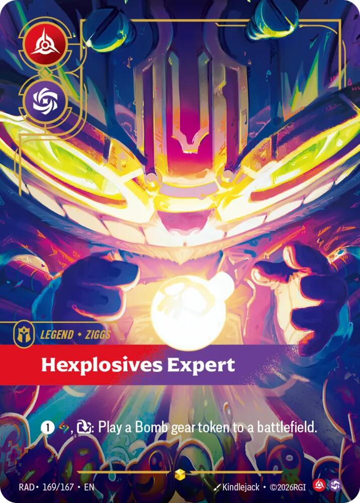 Ziggs, Hexplosives Expert (Overnumbered) (169/167) [Radiance]