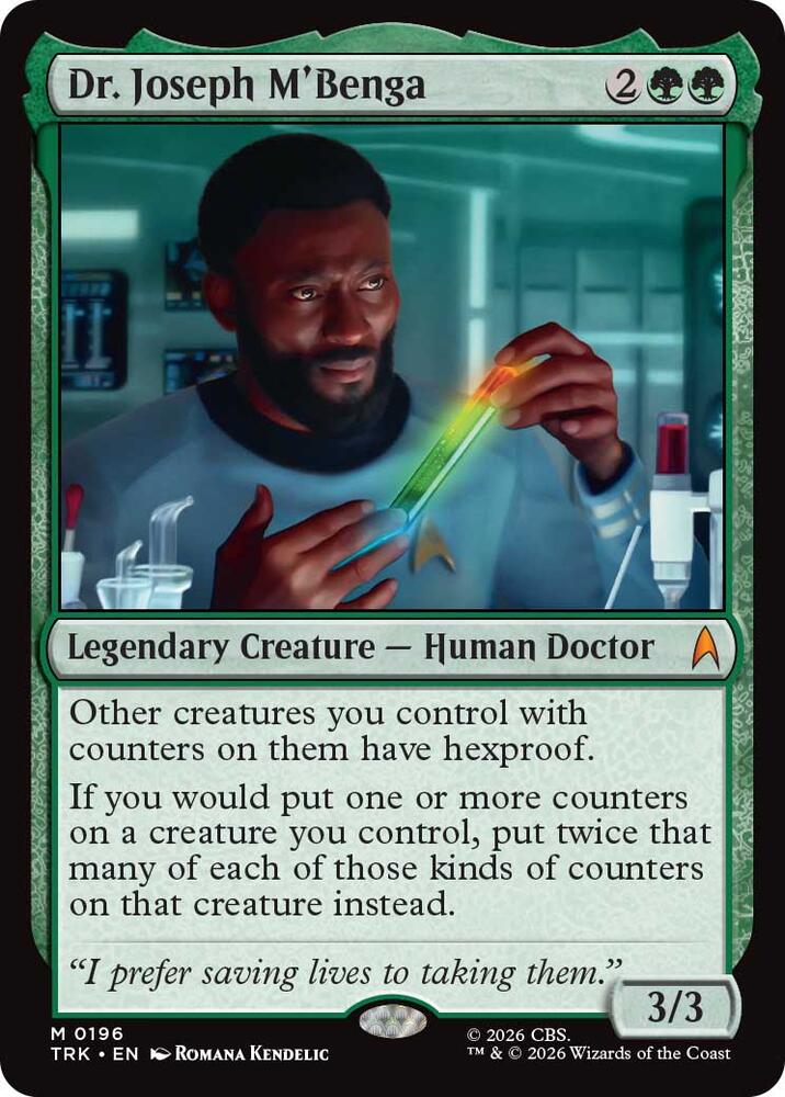 Dr. Joseph M'Benga (196) [Star Trek]