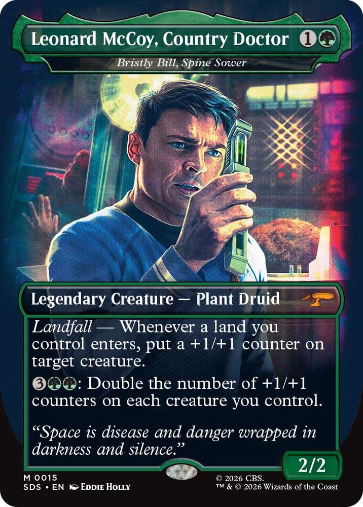 Leonard McCoy, Country Doctor - Bristly Bill, Spine Sower (Borderless) (15) [Star Trek: Stardates]