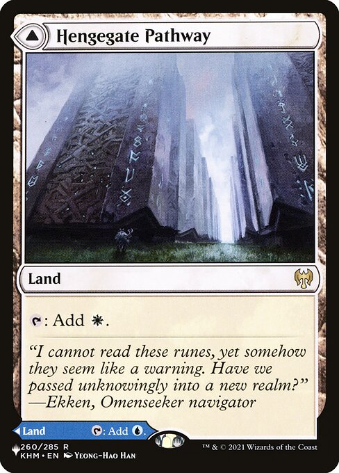 Hengegate Pathway // Mistgate Pathway (KHM-260) [The List]