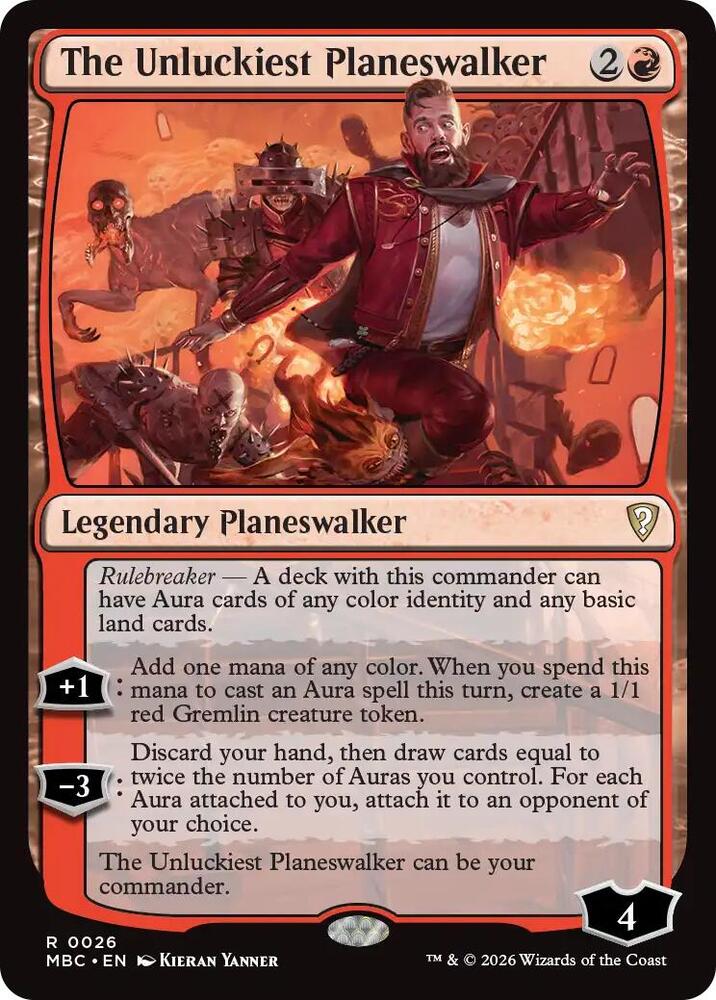 The Unluckiest Planeswalker (26) [Mystery Booster Commander Edition]