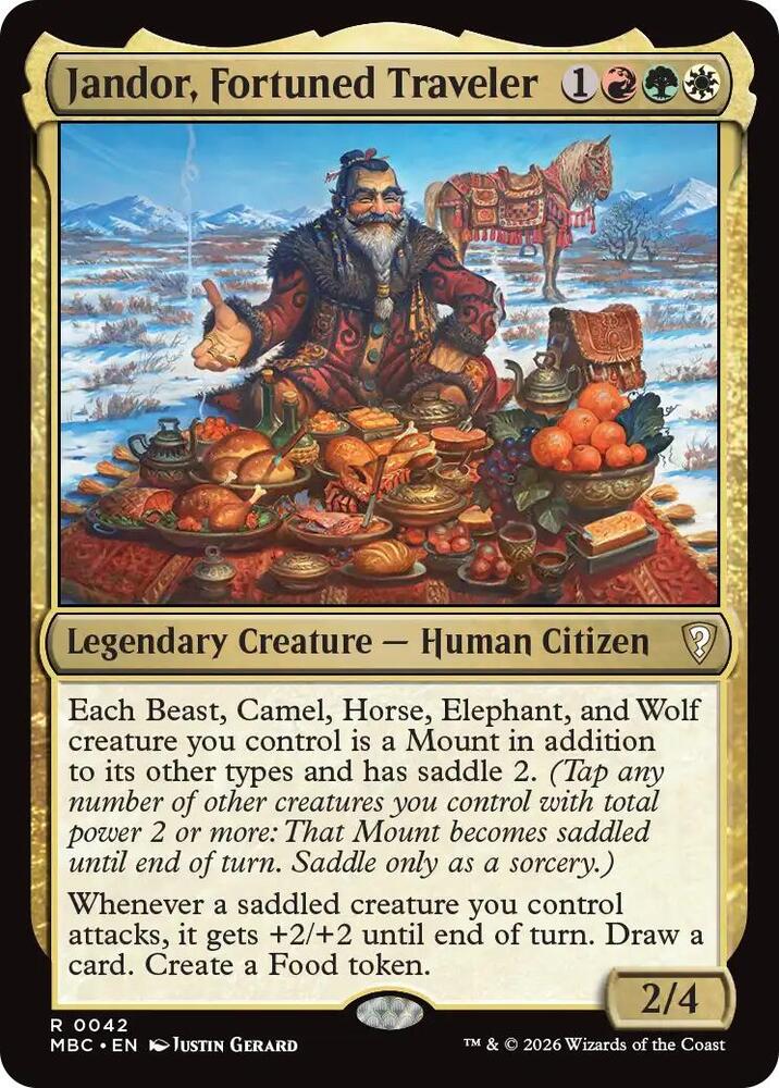Jandor, Fortuned Traveler (42) [Mystery Booster Commander Edition]