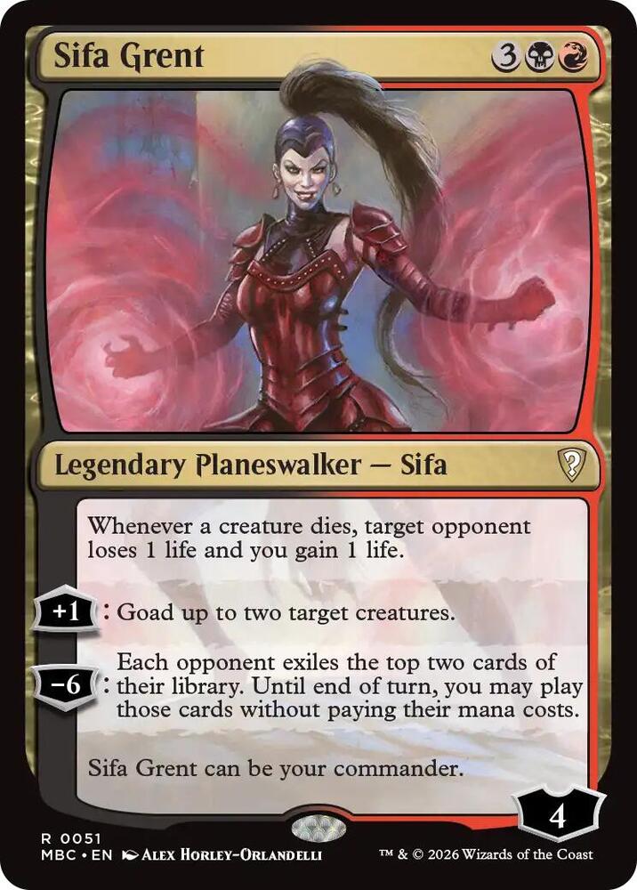 Sifa Grent (51) [Mystery Booster Commander Edition]