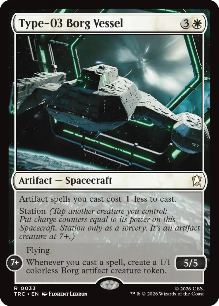 Type-03 Borg Vessel (Surge Foil) (33) [Star Trek Commander]