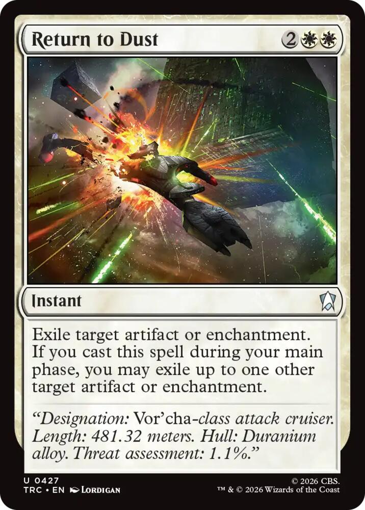 Return to Dust (Surge Foil) (427) [Star Trek Commander]