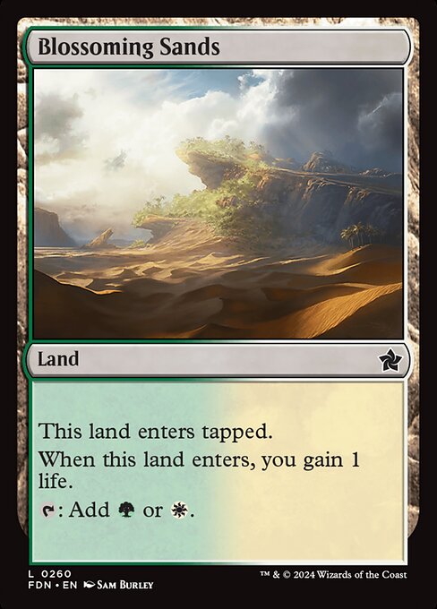 Blossoming Sands (260) [Foundations]