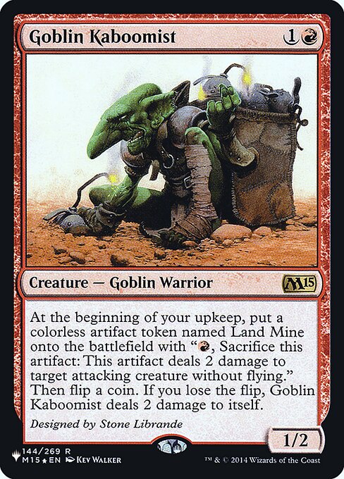 Goblin Kaboomist (M15-144) [The List]
