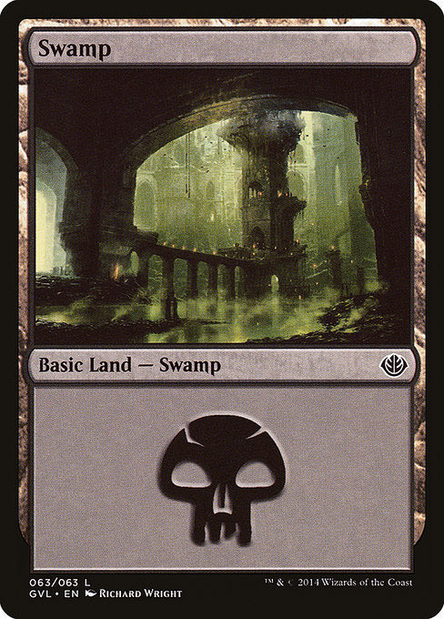 Swamp (63) [Duel Decks Anthology: Garruk vs. Liliana]