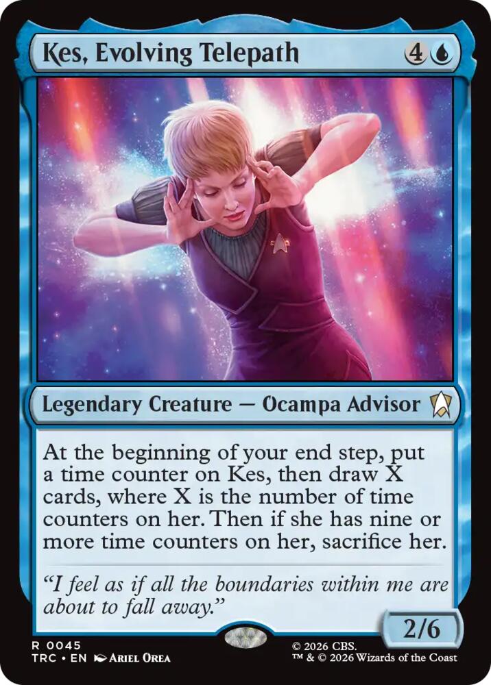 Kes, Evolving Telepath (45) [Star Trek Commander]