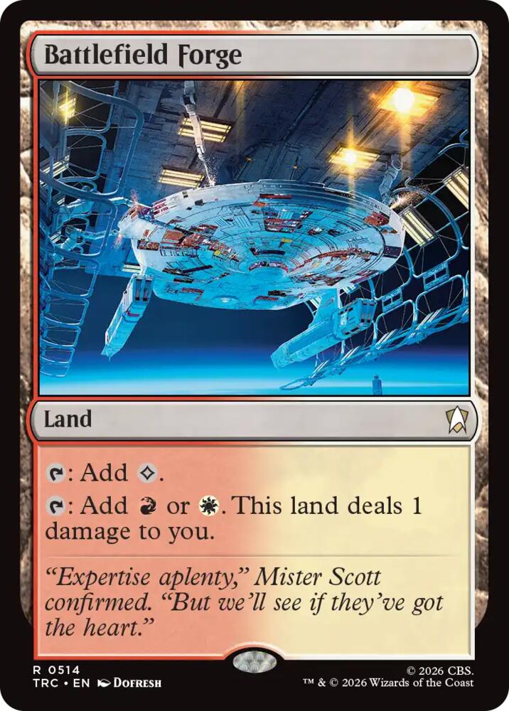Battlefield Forge (Surge Foil) (514) [Star Trek Commander]