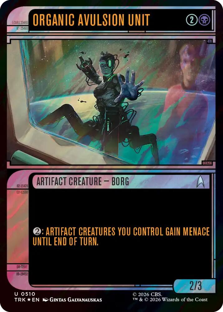 Organic Avulsion Unit (Showcase) (Surge Foil) (510) [Star Trek]