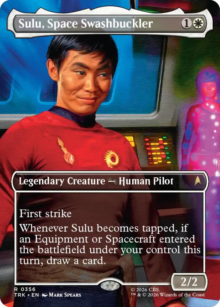 Sulu, Space Swashbuckler (Borderless) (356) [Star Trek]