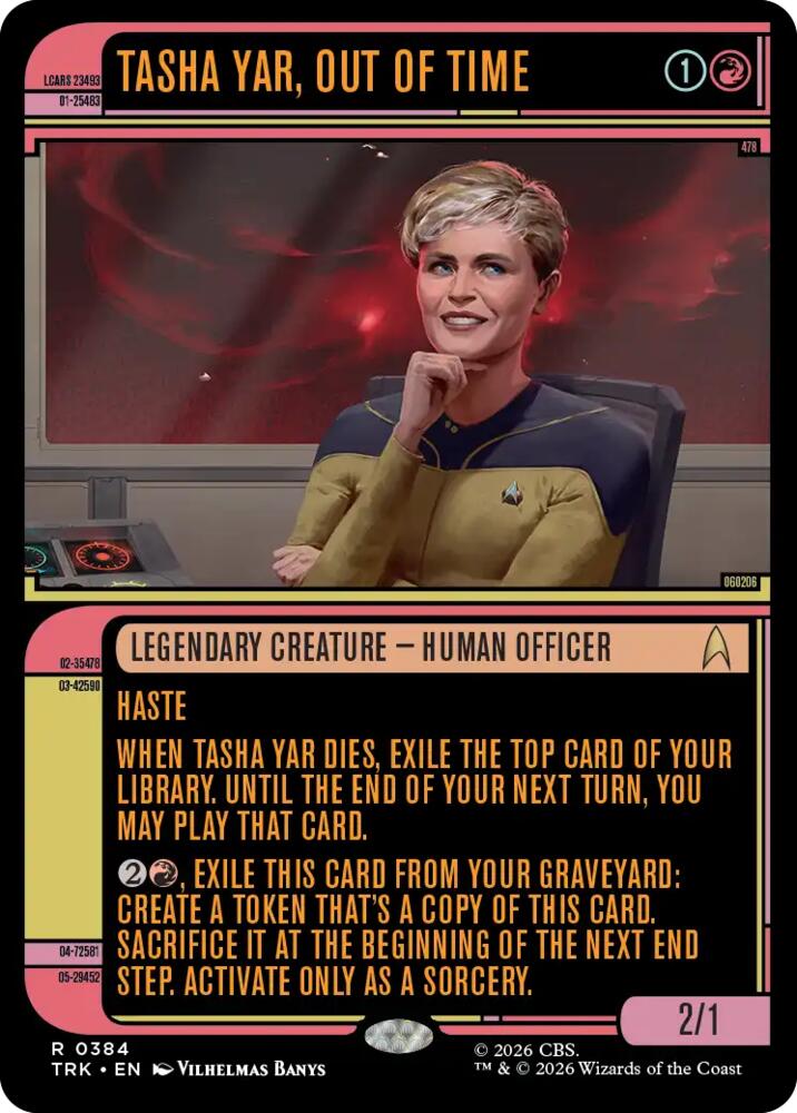 Tasha Yar, Out of Time (Showcase) (384) [Star Trek]