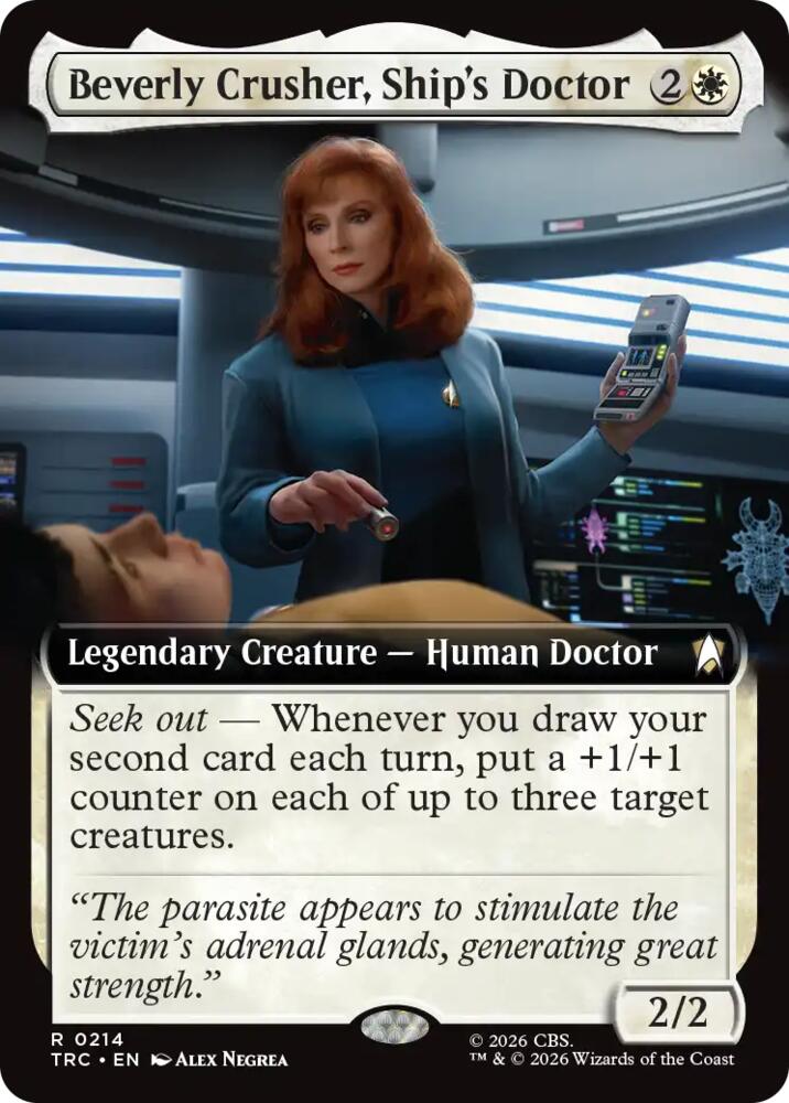 Beverly Crusher, Ship's Doctor (Extended Art) (214) [Star Trek Commander]