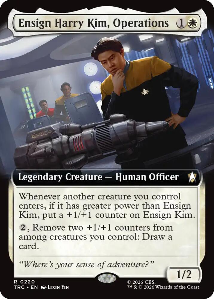Ensign Harry Kim, Operations (Extended Art) (220) [Star Trek Commander]