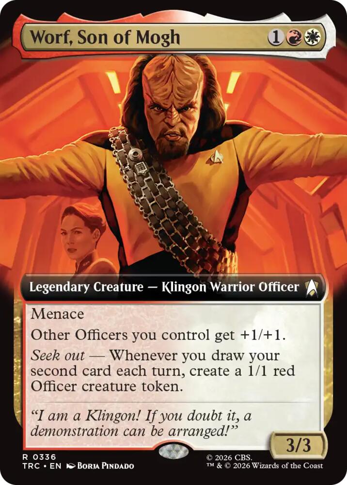 Worf, Son of Mogh (Extended Art) (336) [Star Trek Commander]