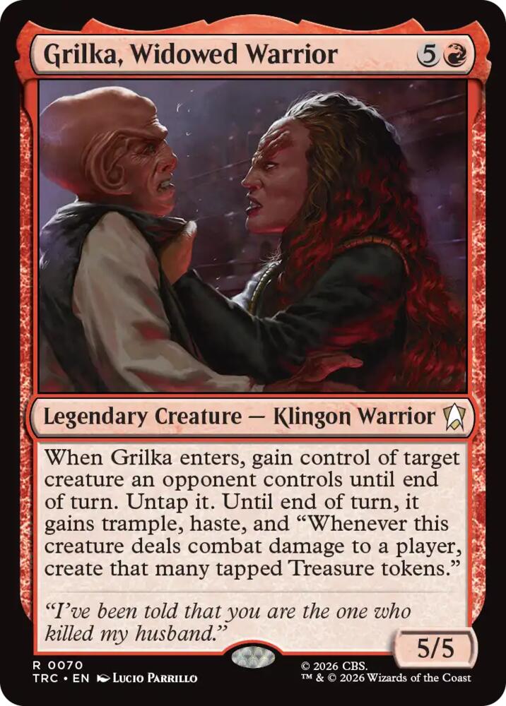 Grilka, Widowed Warrior (70) [Star Trek Commander]
