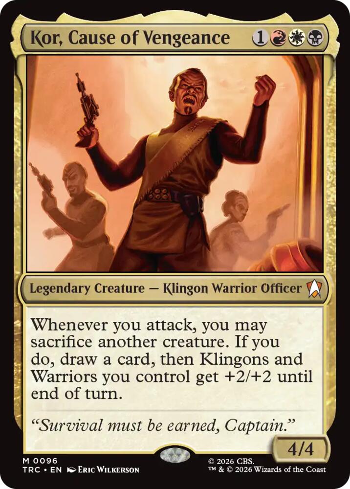 Kor, Cause of Vengeance (96) [Star Trek Commander]
