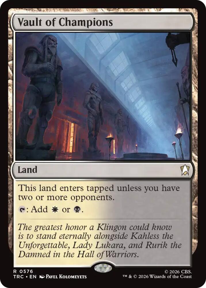 Vault of Champions (Surge Foil) (576) [Star Trek Commander]